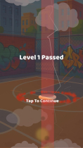 Swipe And Dunk Master - Casual Mobile Unity Game Screenshot 2