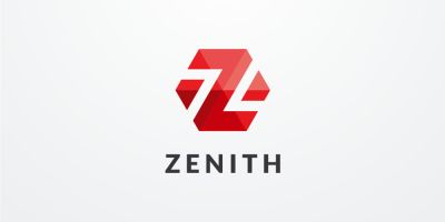 Letter Z Hexagon Geometric Logo Design Vector v.05
