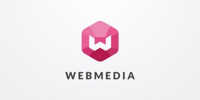 Letter W Hexagon Logo Design Vector v.06