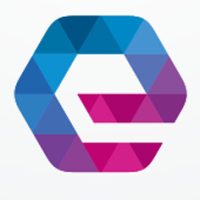 Letter E Hexagon Pixel Logo Design Vector v.21