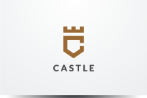Castle Letter C Logo Design Vector v05 Screenshot 1