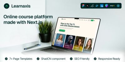 Learnaxis Next.js Website Template