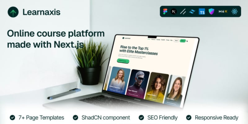 Learnaxis Next.js Website Template