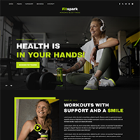 Fitspark - Blog About Fitness HTML Template