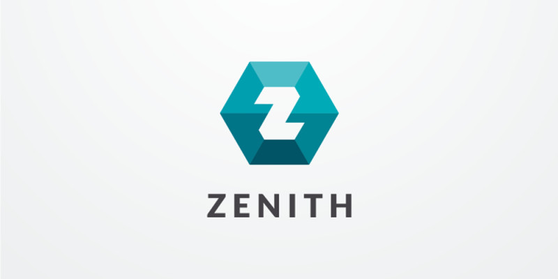 Letter Z Hexagon Geometric Logo Design Vector v04