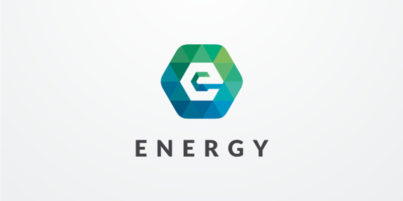 Letter E Hexagon Pixel Logo Design Vector v16