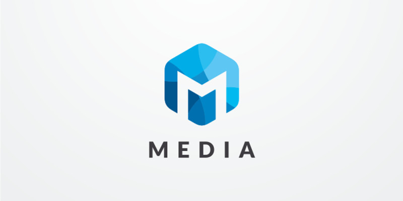 Letter M Hexagon Logo Design Vector v11