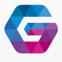 Letter G Hexagon Pixel Logo Design Vector v18