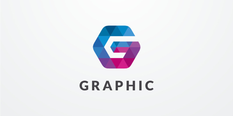 Letter G Hexagon Pixel Logo Design Vector v18