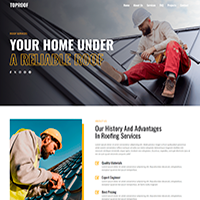Toproof - Roofing Company HTML5 Landing Page