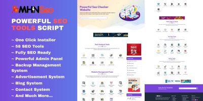 MHNSeo - Powerful SEO Tools Script