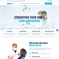 Glodent - Dental Clinic Landing Page HTML