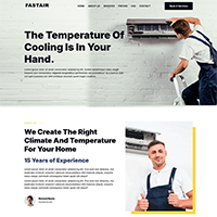 FASTAIR - Air Conditioner HTML Template