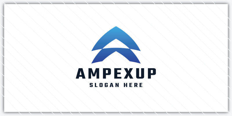Abstract Arrow Letter A Logo