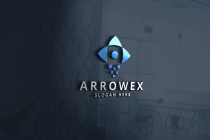 Rocket Launch and Arrow Logo Screenshot 1