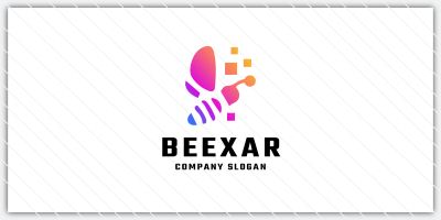 Digital Pixel Bee Logo
