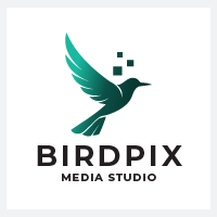 Pixel Bird Media Studio Logo