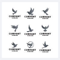 Collection of Flying Bird Logos