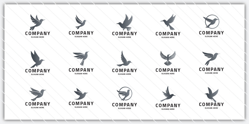 Collection of Flying Bird Logos
