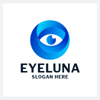 Abstract Eye and Optical Logo
