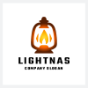 Vintage Lantern and Light Logo