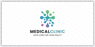 Abstract Medical Clinic Logo