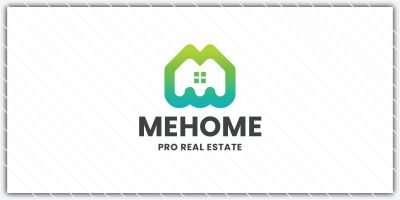 Modern Real Estate Letter M Pro Logo