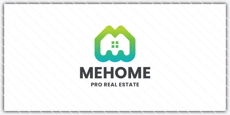 Modern Real Estate Letter M Pro Logo