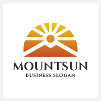 Mountain and Sun Logo