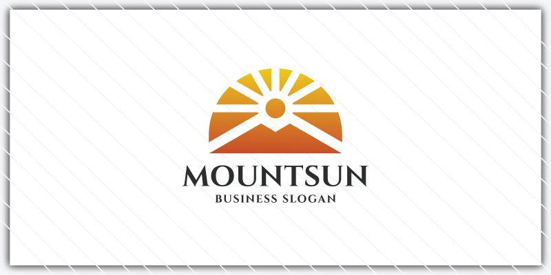 Mountain and Sun Logo