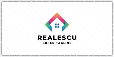Modern Colorful Home Logo