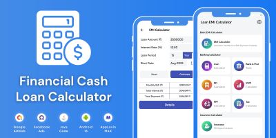 Financial Cash Loan Calculator AdMob Ads Android