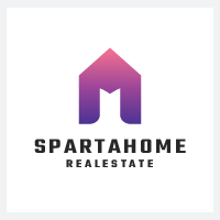 Spartan Helmet and Home Logo