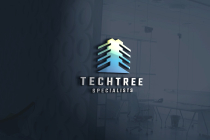 Abstract Tech Tree Logo Screenshot 1
