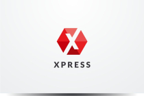 Letter X Hexagon Geometric Logo Design Vector v.05 Screenshot 1