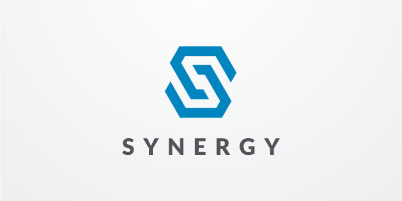 Synergy Letter S Geometric Logo Design Vector v.07
