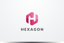 Letter H Hexagon Logo Design Vector v09 Screenshot 1