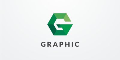 Letter G Hexagon Geometric Logo Design Vector v22