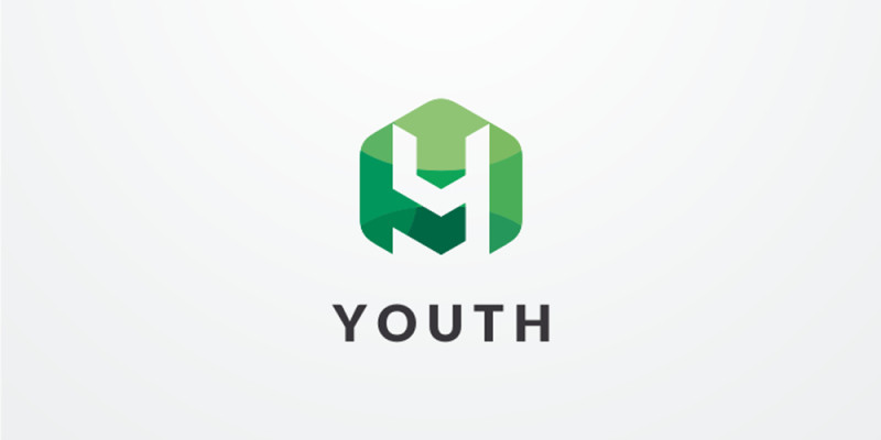 Letter Y Hexagon Logo Design Vector v14