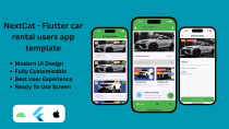 NextCar - Flutter Car Rental User App Template  Screenshot 1