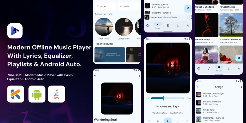 VibeBeat - Modern Music Player with Lyrics
