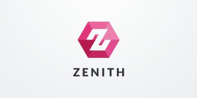 Letter Z Hexagon Geometric Logo Design Vector v10