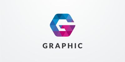 Letter G Hexagon Pixel Logo Design Vector v15