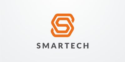 Smartech Abstract Letter S Logo Design Vector v03