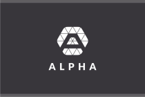 Letter A Hexagon Colorful Logo Design Vector v24 Screenshot 2