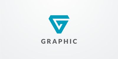 Graphic Letter G Logo Design Vector v.04