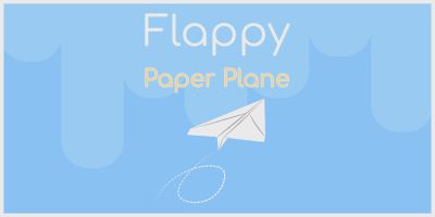 Flappy Paper Plane - HTML5 Construct Game