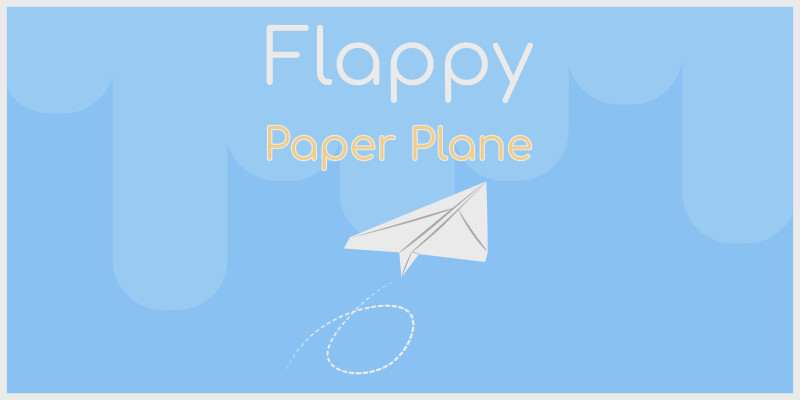 Flappy Paper Plane - HTML5 Construct Game