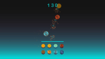 Solar System Falls - HTML5 Construct Game Screenshot 2