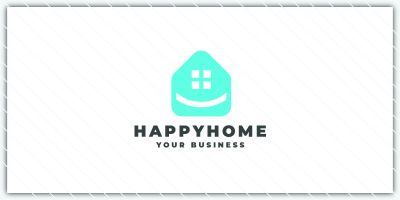 Happy Home Real Estate Pro Logo